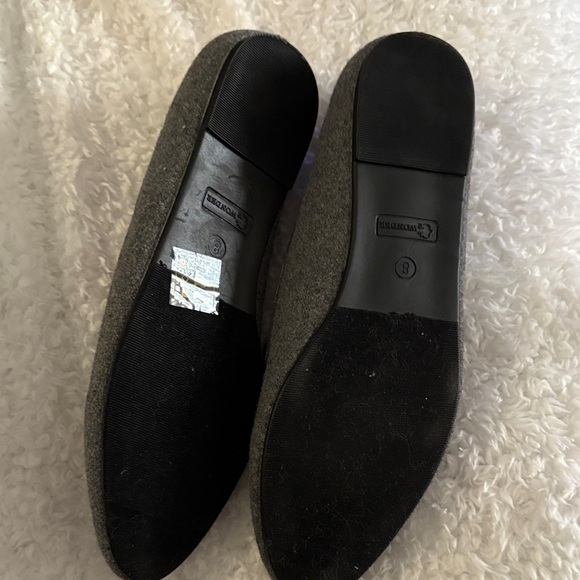 C. Wonder Gray Loafers with Bee and Happy Embroidery (New) - Picture 2 of 2